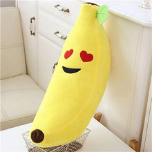 Load image into Gallery viewer, Funny Creative Cartoon Banana Stuffed Soft Pillow Sofa Cushion Baby Lovely Plush Doll Kids Fruit Toys Children Birthday Gifts